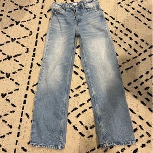 Zara barrel leg jeans